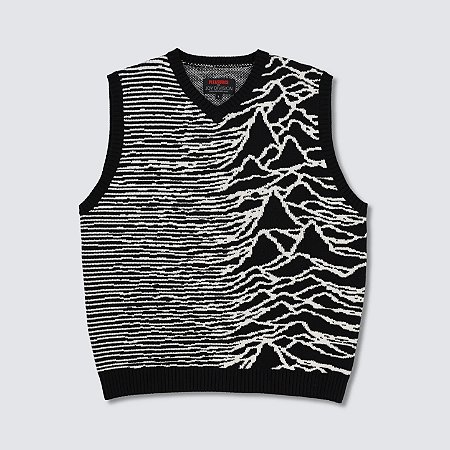 Pleasures Colete Interzone Sweater Veste Preta