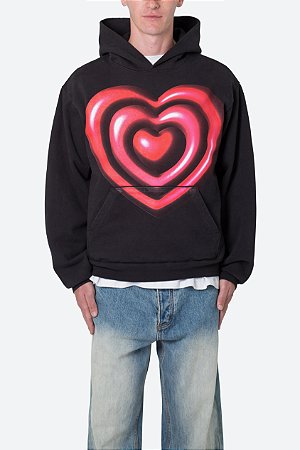 Mnml Moletom Broken Hearth Preta