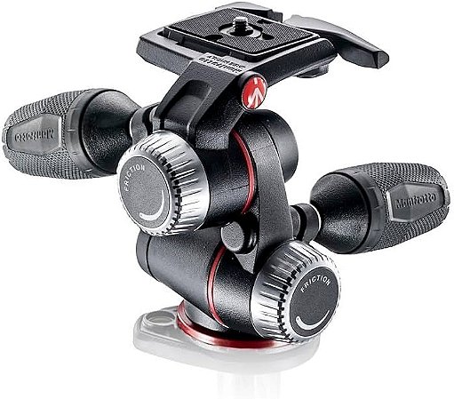 Manfrotto Xpro 3-Way Head Camera Tripod  3-Axis Preta