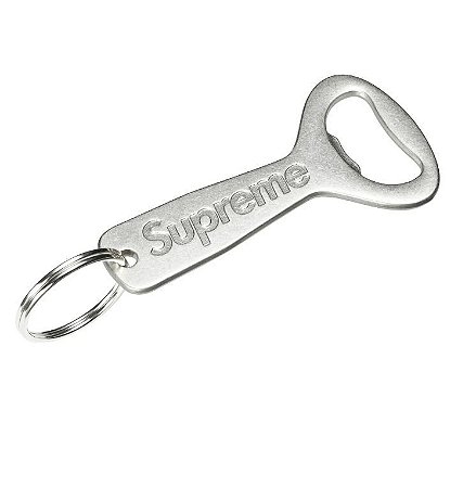Supreme Chaveiro Bottle Opener Prata