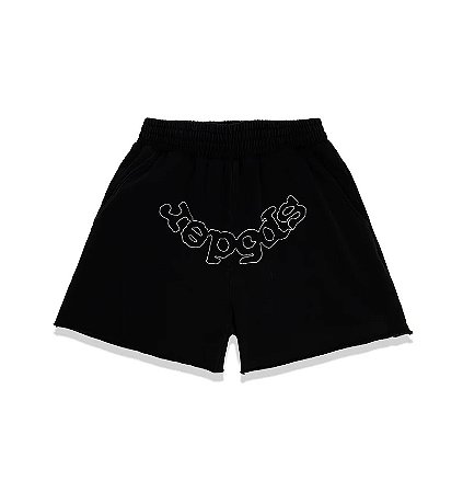 Sp5der Bermuda Embroired Preta
