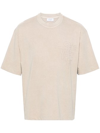 Off-White Camiseta Outline Arrow Skate s/s Bege