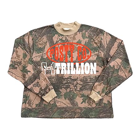 Trillion Camiseta Long Sleeve Camo