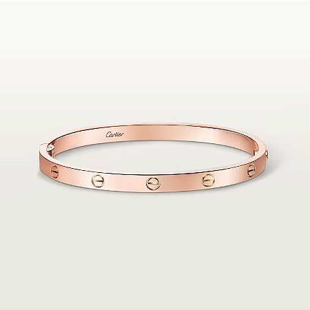 Cartier Bracelete Love Ouro Rose 17