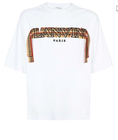 Lanvin Camiseta Maglia Uomo Branca