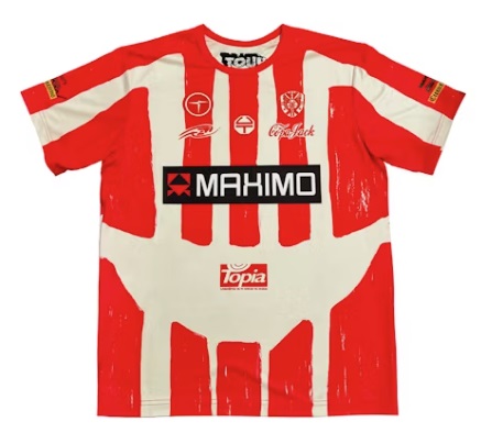Travis Scott Camiseta Jersey Mexico Soccer Vermelha