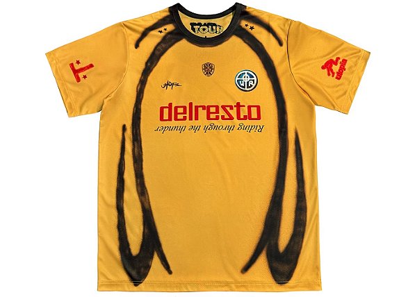 Travis Scott Camiseta Jersey Germany Soccer Amarela