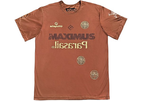 Travis Scott Camiseta Jersey Circus Maximus Soccer Marrom