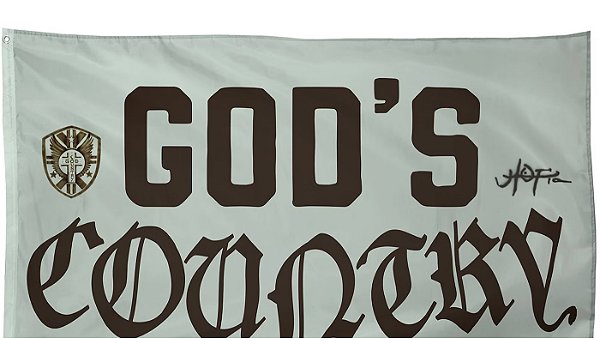 Travis Scott Bandeira God’s Country Azul