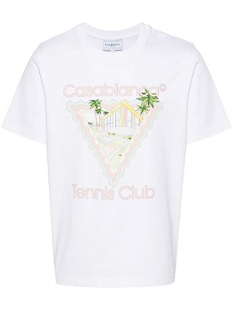 Casablanca Camiseta Maison de Reve Print Branca