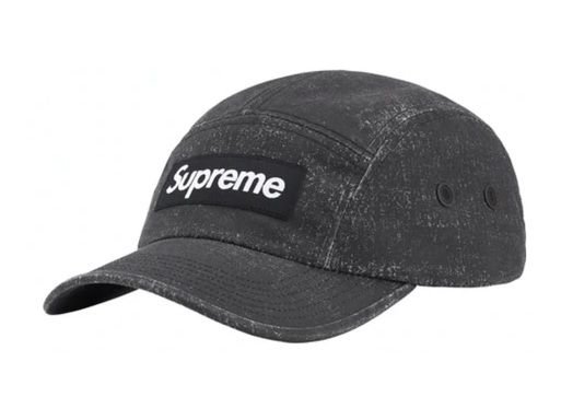 Supreme Boné Coated Cordura Camp Preta