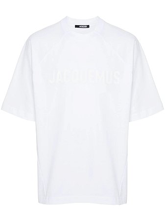Jacquemus Camiseta Les Classiques "Le Typo" Branca