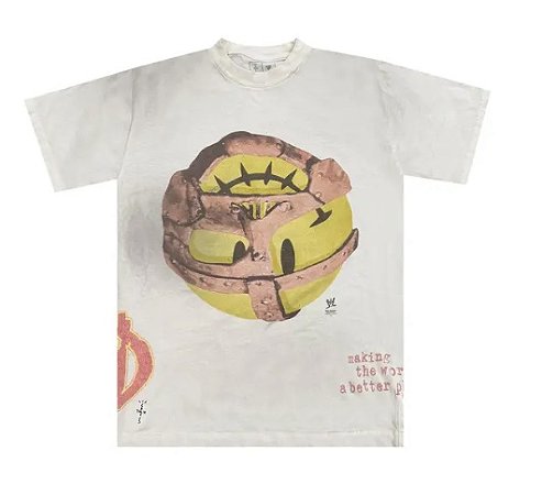 Cactus Jack x WWE Camiseta Mankind Branca