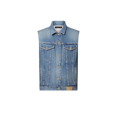 Louis Vuitton Colete Jeans Reversivel