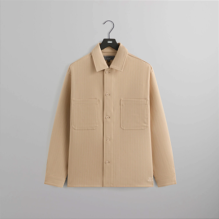 Kith Jaqueta Double Weave Ace Buttondown Eternal Bege