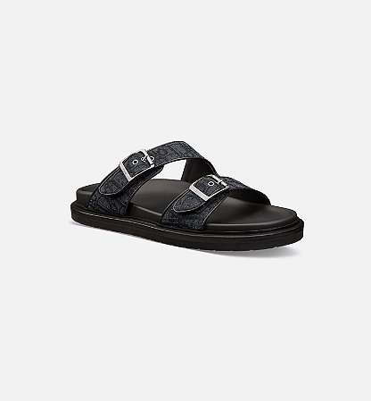 Dior Sandalia Aqua Oblique Preto