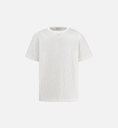 Dior Camiseta Dior Oblique Branca