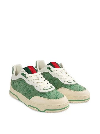 Gucci Re-Web Trainer Verde Creme