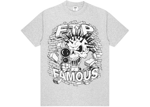 Ftp + FSS Famous Skull Cinza
