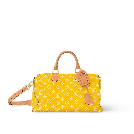 Louis Vuitton Bolsa Speedy Bag p9 40 Amarela
