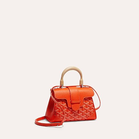Goyard Bolsa Saïgon Souple Mini Laranja