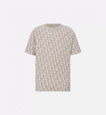 Dior Camiseta Oblique Bege