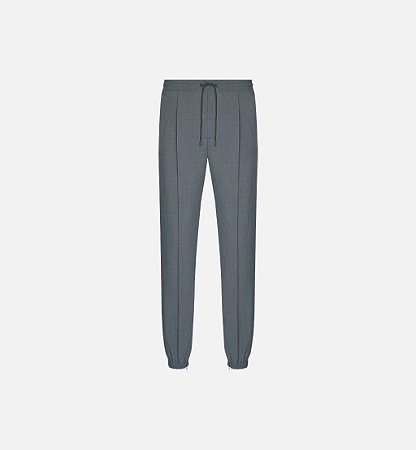 Dior Calça Jogger de Alfaiataria Cinza