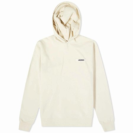 Jacquemus Moletom Gros Grain Logo Bege
