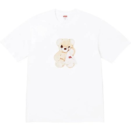 Supreme Camiseta Bear Branca