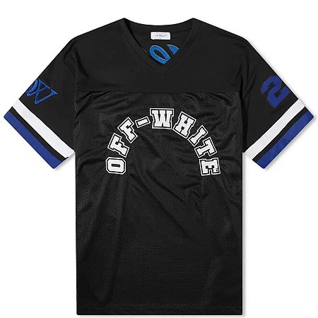 Off-White Camiseta Abloh Jersey 23 Preta