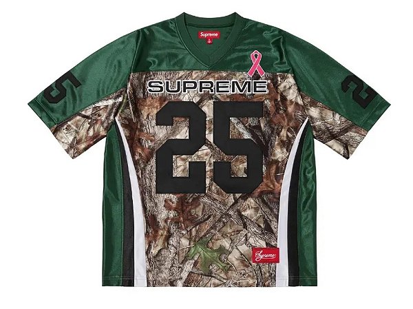 Supreme Camiseta Jersey Breast Cancer Awareness Verde