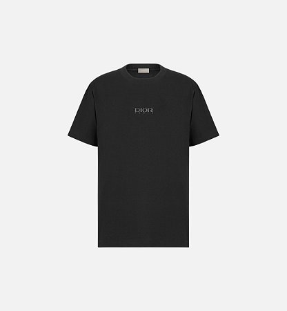 Dior x Descente Camiseta Coupe Relax Preta