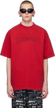 Balenciaga Camiseta Red Flame Vermelho