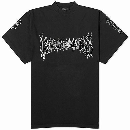 Balenciaga Camiseta Darkwave Preto