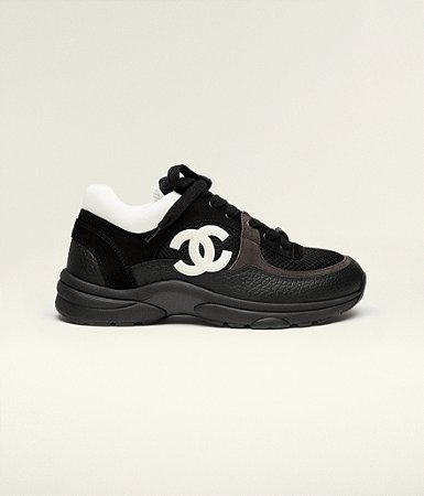 Chanel Tenis Preto e Branco