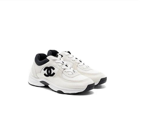 Chanel Tenis Branco e Preto