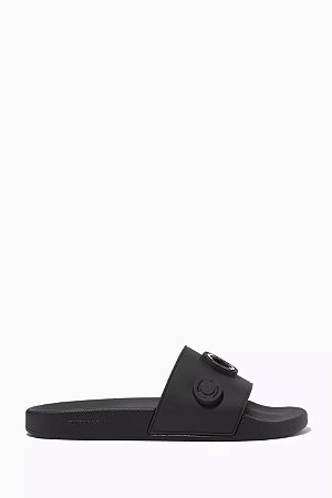 Burberry Slide Rubber Black