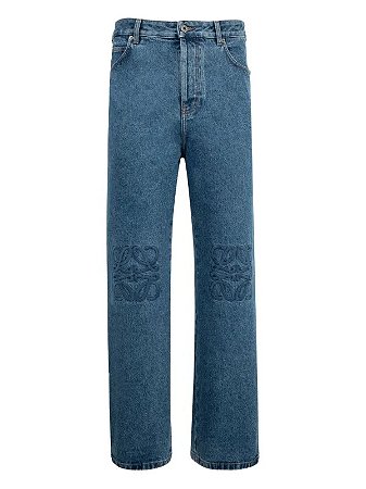 Loewe Calça Baggy Blue Denim