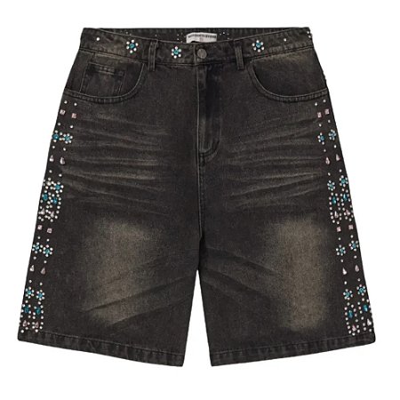 Vale Lives Forever Bermuda Candy Jorts Preta