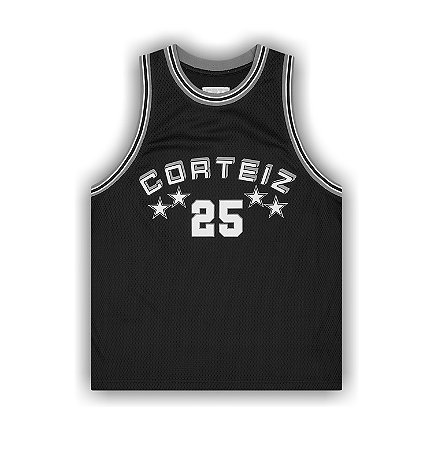 Corteiz Regata Jersey Stars Bball Preta