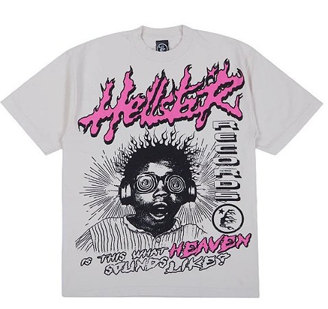 Hellstar Camiseta Is This What Heaven Sounds Like Branca