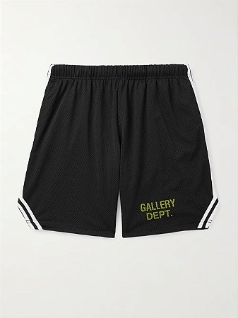 Gallery Dept. Bermuda Venice Court Logo Print Webbing- trimed Preta