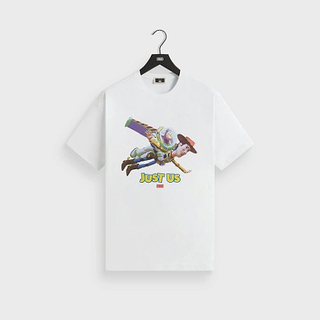 Kith Camiseta For Pixar Just Flyning Vintage Branca