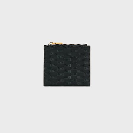 Kith Carteira Monogram Leather Snap Equestrian