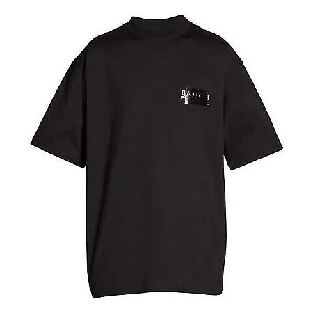Balenciaga Camiseta Gaffer Preta