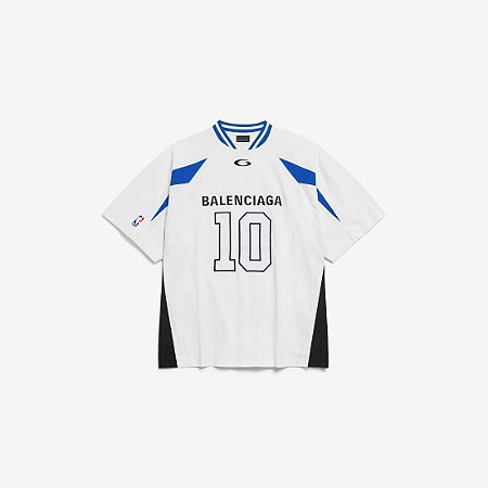 Balenciaga x NBA Camiseta Oversized Branca