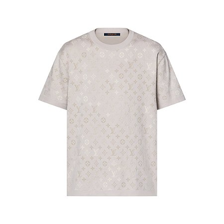Louis Vuitton Camiseta de Manga Curta Monogram Bege