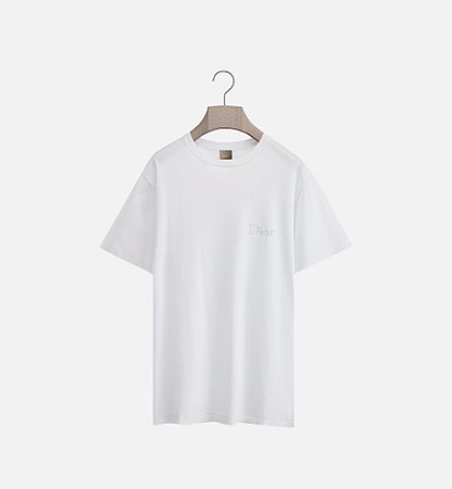 Dior Camiseta Bordado Branco
