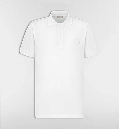 Dior Camiseta Polo CD Icon Branca