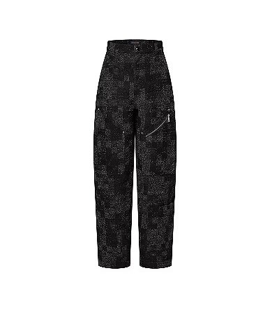 Louis Vuitton Calça Denim Utility Boucle Preto
